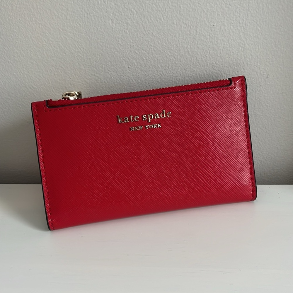 Red Kate Spade Wallet EUC